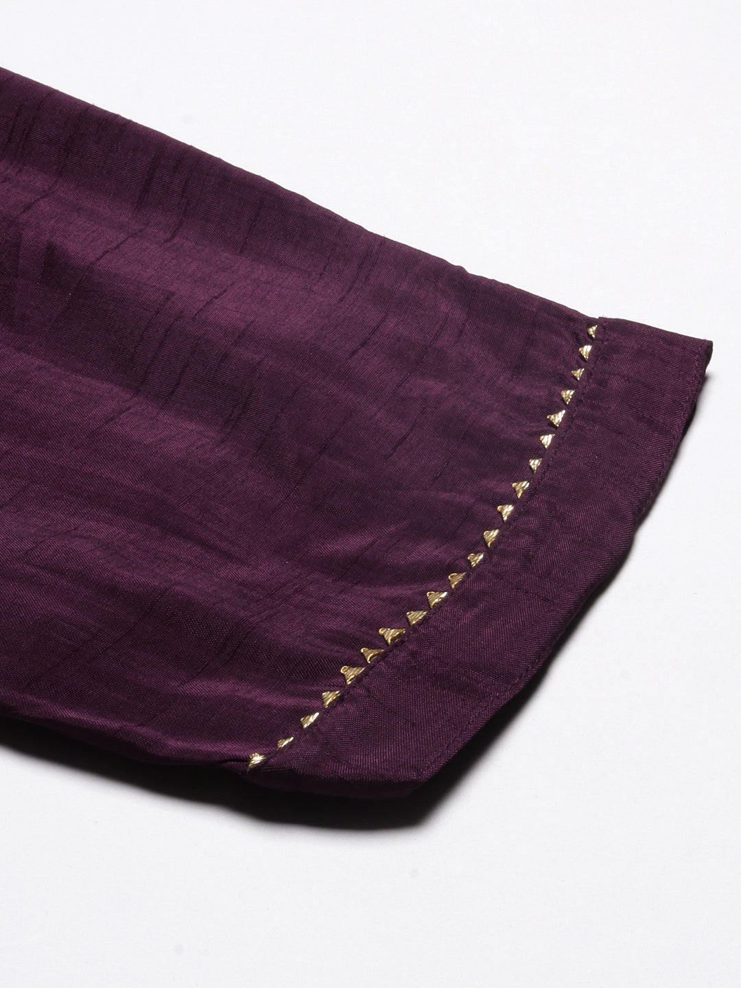 Solid Zardozi Embroidered Kurta With Pants & Lurex Stripes Dupatta - G –  FASHOR