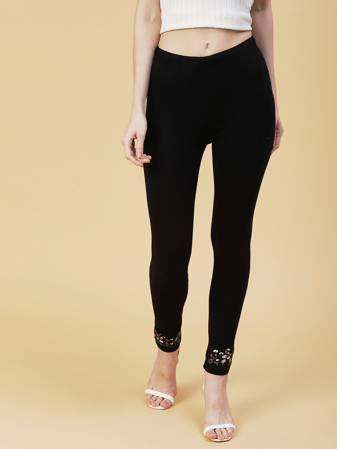 Free People Layered In Lace Legging - Women's Leggings in Black | Buckle